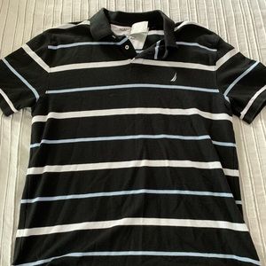 Nautica Black and Blue Polo- NWT